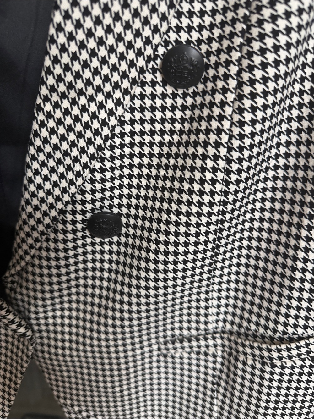 Studio by Torrid Black White Houndstooth Tailored Suit Vest Women's Plus Size 2 - Picture 6 of 11